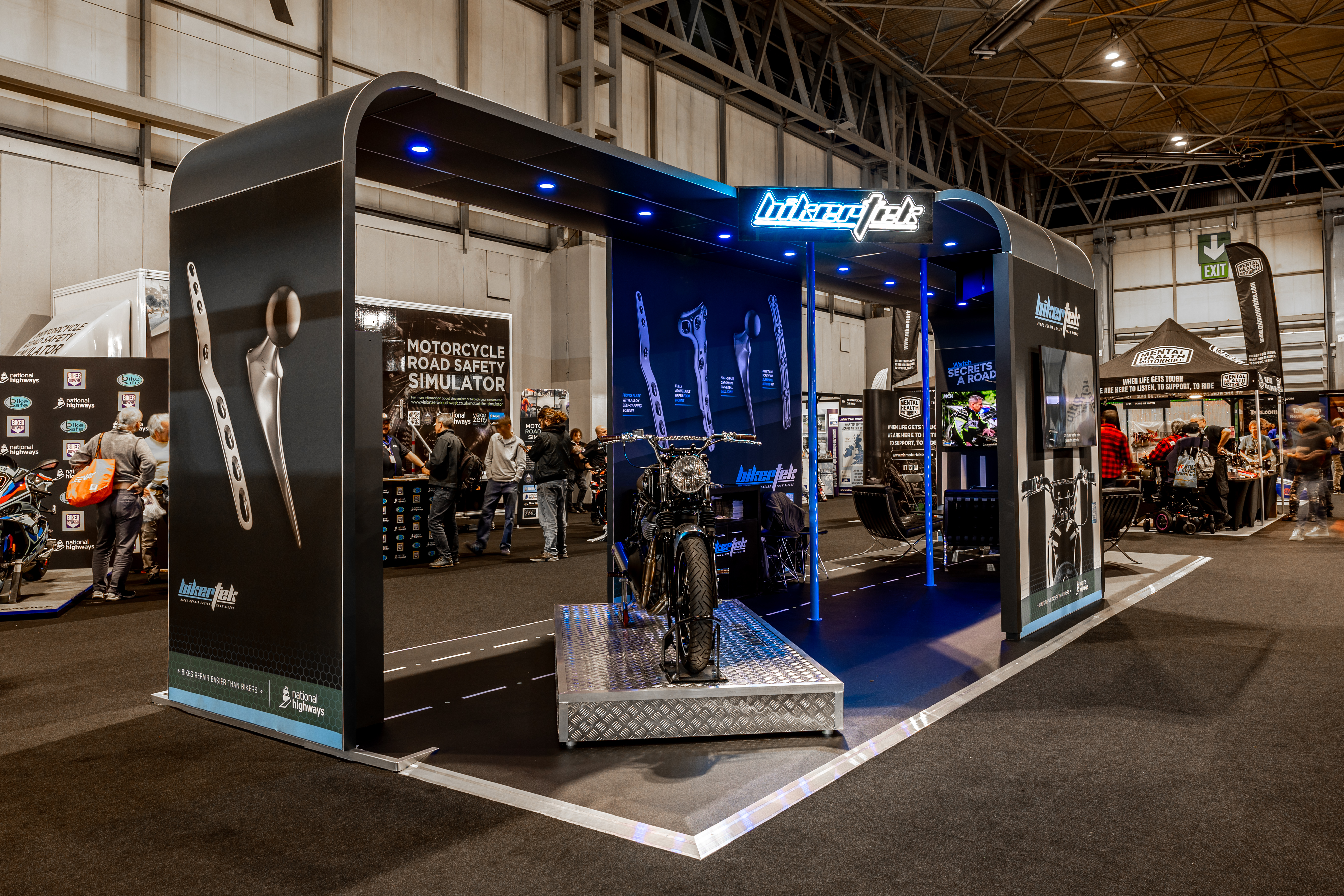 BikerTek event stand