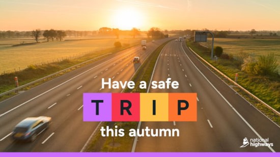 Tread carefully this autumn – National Highways calls on motorists to check their tyres before long journeys