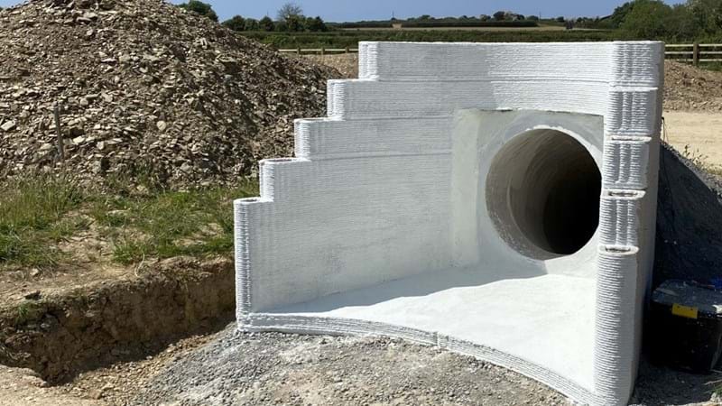 First 3D-printed headwall trialled on our A30 road upgrade
