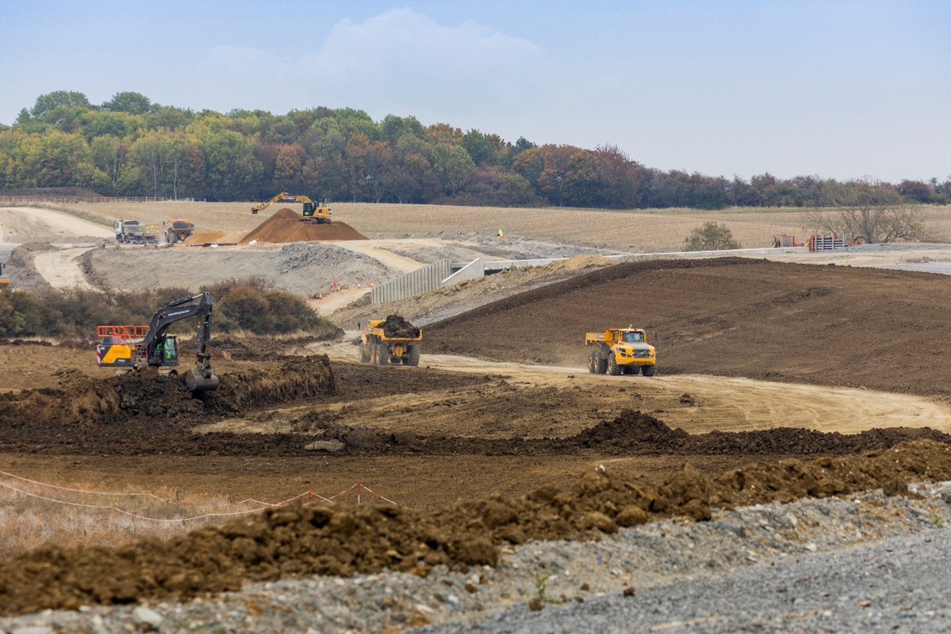 Earthworks taking place October 2025