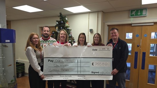 Festive cheer for school with twice the national average of disadvantaged kids