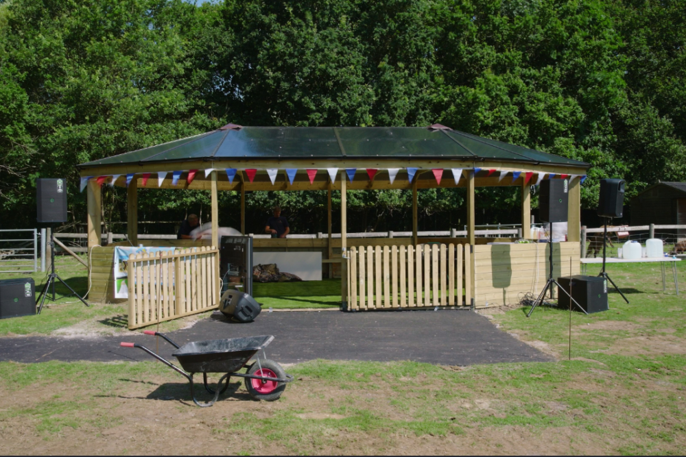The Wells Park School outdoor classroom