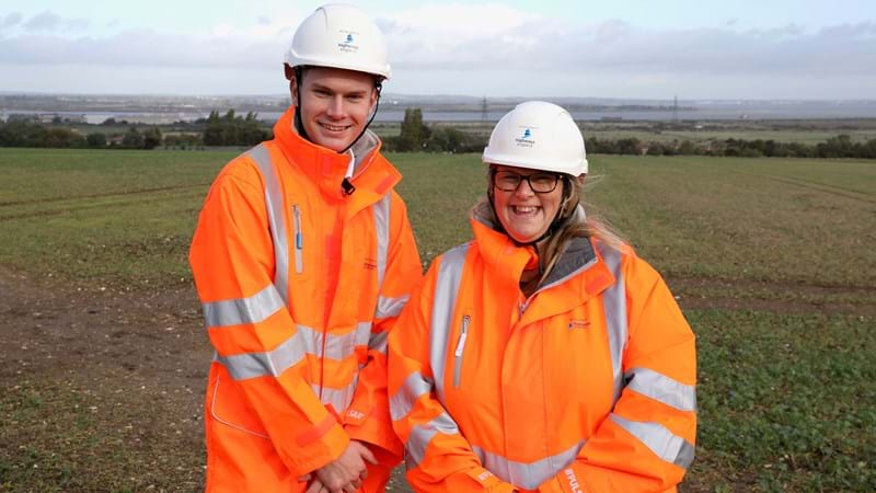 Local apprentices start work on the project