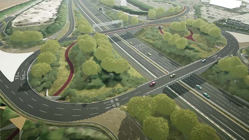 Updated plans for the revamp of major M3 junction