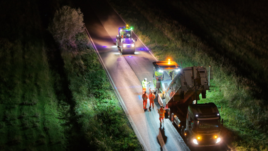 New “recycled road” surface trial paves way to zero carbon highways 