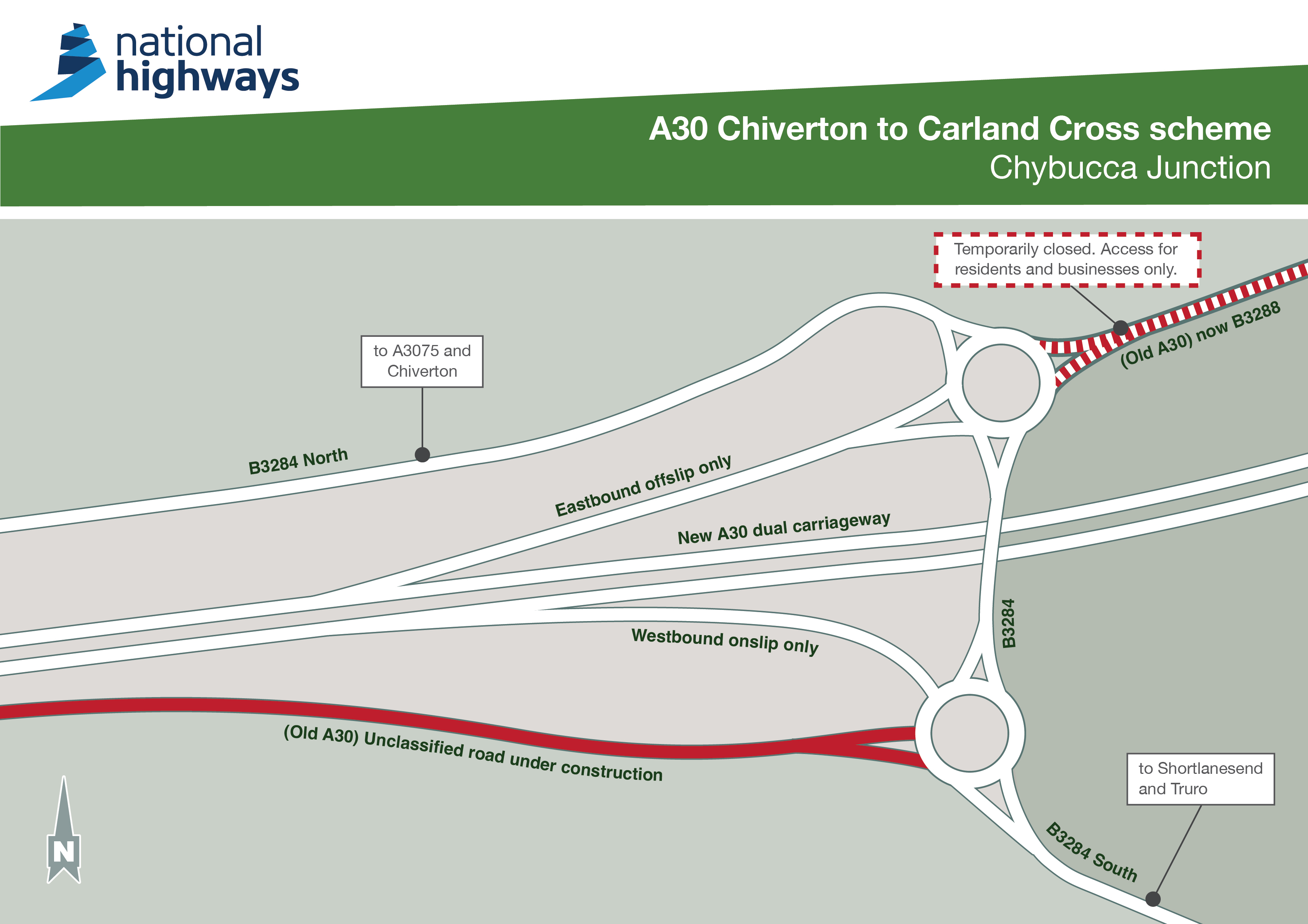 Chybucca junction map